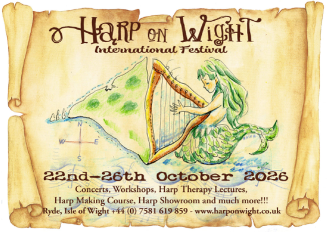 Live performance at the Isle of Wight Harp Festival